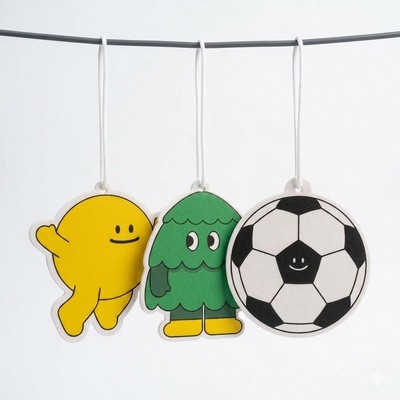 Custom Size/Shape Full Color Paper Air Freshener